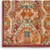 image:imageNourison Home Allur Red Multicolor 23 x 76 Area Rug  Easy Clean Non Shedding Bed Room Living Room Dining Room Kitchen 8 RunnerRed Multicolor