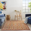image:imageNourison Home Allur Red Multicolor 23 x 76 Area Rug  Easy Clean Non Shedding Bed Room Living Room Dining Room Kitchen 8 RunnerRed Multicolor