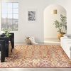 image:imageNourison Home Allur Red Multicolor 23 x 76 Area Rug  Easy Clean Non Shedding Bed Room Living Room Dining Room Kitchen 8 RunnerRed Multicolor