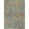 image:imageNourison Home Allur Red Multicolor 23 x 76 Area Rug  Easy Clean Non Shedding Bed Room Living Room Dining Room Kitchen 8 RunnerTurquoise Multicolor