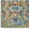 image:imageNourison Home Allur Red Multicolor 23 x 76 Area Rug  Easy Clean Non Shedding Bed Room Living Room Dining Room Kitchen 8 RunnerTurquoise Multicolor