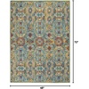 image:imageNourison Home Allur Red Multicolor 23 x 76 Area Rug  Easy Clean Non Shedding Bed Room Living Room Dining Room Kitchen 8 RunnerTurquoise Multicolor