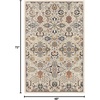 image:imageNourison Home Allur Sage Ivory 53 x 73 Area Rug  Easy Clean Non Shedding Bed Room Living Room Dining Room Kitchen 5 x 7Beige