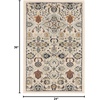 image:imageNourison Home Allur Sage Ivory 53 x 73 Area Rug  Easy Clean Non Shedding Bed Room Living Room Dining Room Kitchen 5 x 7Beige