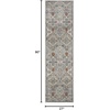 image:imageNourison Home Allur Sage Ivory 53 x 73 Area Rug  Easy Clean Non Shedding Bed Room Living Room Dining Room Kitchen 5 x 7Grey