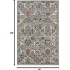 image:imageNourison Home Allur Sage Ivory 53 x 73 Area Rug  Easy Clean Non Shedding Bed Room Living Room Dining Room Kitchen 5 x 7Grey