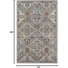 image:imageNourison Home Allur Sage Ivory 53 x 73 Area Rug  Easy Clean Non Shedding Bed Room Living Room Dining Room Kitchen 5 x 7Grey