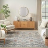 image:imageNourison Home Allur Sage Ivory 53 x 73 Area Rug  Easy Clean Non Shedding Bed Room Living Room Dining Room Kitchen 5 x 7Grey