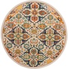 image:imageNourison Home Allur Sage Ivory 53 x 73 Area Rug  Easy Clean Non Shedding Bed Room Living Room Dining Room Kitchen 5 x 7Ivory Multicolor