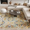 image:imageNourison Home Allur Sage Ivory 53 x 73 Area Rug  Easy Clean Non Shedding Bed Room Living Room Dining Room Kitchen 5 x 7Ivory Multicolor