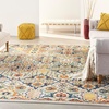 image:imageNourison Home Allur Sage Ivory 53 x 73 Area Rug  Easy Clean Non Shedding Bed Room Living Room Dining Room Kitchen 5 x 7Ivory Multicolor