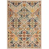 image:imageNourison Home Allur Sage Ivory 53 x 73 Area Rug  Easy Clean Non Shedding Bed Room Living Room Dining Room Kitchen 5 x 7Ivory Multicolor