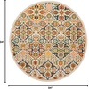 image:imageNourison Home Allur Sage Ivory 53 x 73 Area Rug  Easy Clean Non Shedding Bed Room Living Room Dining Room Kitchen 5 x 7Ivory Multicolor