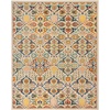 image:imageNourison Home Allur Sage Ivory 53 x 73 Area Rug  Easy Clean Non Shedding Bed Room Living Room Dining Room Kitchen 5 x 7Ivory Multicolor