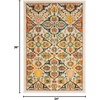 image:imageNourison Home Allur Sage Ivory 53 x 73 Area Rug  Easy Clean Non Shedding Bed Room Living Room Dining Room Kitchen 5 x 7Ivory Multicolor