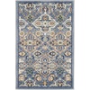 image:imageNourison Home Allur Sage Ivory 53 x 73 Area Rug  Easy Clean Non Shedding Bed Room Living Room Dining Room Kitchen 5 x 7Light Blue