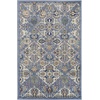 image:imageNourison Home Allur Sage Ivory 53 x 73 Area Rug  Easy Clean Non Shedding Bed Room Living Room Dining Room Kitchen 5 x 7Light Blue