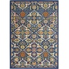 image:imageNourison Home Allur Sage Ivory 53 x 73 Area Rug  Easy Clean Non Shedding Bed Room Living Room Dining Room Kitchen 5 x 7Navy Multicolor