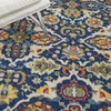 image:imageNourison Home Allur Sage Ivory 53 x 73 Area Rug  Easy Clean Non Shedding Bed Room Living Room Dining Room Kitchen 5 x 7Navy Multicolor