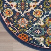 image:imageNourison Home Allur Sage Ivory 53 x 73 Area Rug  Easy Clean Non Shedding Bed Room Living Room Dining Room Kitchen 5 x 7Navy Multicolor