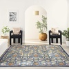 image:imageNourison Home Allur Sage Ivory 53 x 73 Area Rug  Easy Clean Non Shedding Bed Room Living Room Dining Room Kitchen 5 x 7Navy Multicolor