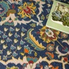 image:imageNourison Home Allur Sage Ivory 53 x 73 Area Rug  Easy Clean Non Shedding Bed Room Living Room Dining Room Kitchen 5 x 7Navy Multicolor
