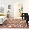 image:imageNourison Home Allur Sage Ivory 53 x 73 Area Rug  Easy Clean Non Shedding Bed Room Living Room Dining Room Kitchen 5 x 7Red Multicolor