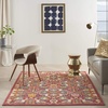 image:imageNourison Home Allur Sage Ivory 53 x 73 Area Rug  Easy Clean Non Shedding Bed Room Living Room Dining Room Kitchen 5 x 7Red Multicolor