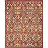 image:imageNourison Home Allur Sage Ivory 53 x 73 Area Rug  Easy Clean Non Shedding Bed Room Living Room Dining Room Kitchen 5 x 7Red Multicolor