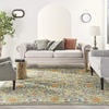 image:imageNourison Home Allur Sage Ivory 53 x 73 Area Rug  Easy Clean Non Shedding Bed Room Living Room Dining Room Kitchen 5 x 7Sage Ivory