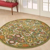 image:imageNourison Home Allur Sage Ivory 53 x 73 Area Rug  Easy Clean Non Shedding Bed Room Living Room Dining Room Kitchen 5 x 7Sage Ivory