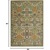 image:imageNourison Home Allur Sage Ivory 53 x 73 Area Rug  Easy Clean Non Shedding Bed Room Living Room Dining Room Kitchen 5 x 7Sage Ivory