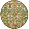 image:imageNourison Home Allur Sage Ivory 53 x 73 Area Rug  Easy Clean Non Shedding Bed Room Living Room Dining Room Kitchen 5 x 7Sage Ivory