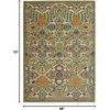 image:imageNourison Home Allur Sage Ivory 53 x 73 Area Rug  Easy Clean Non Shedding Bed Room Living Room Dining Room Kitchen 5 x 7Sage Ivory