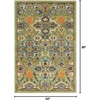 image:imageNourison Home Allur Sage Ivory 53 x 73 Area Rug  Easy Clean Non Shedding Bed Room Living Room Dining Room Kitchen 5 x 7Sage Ivory