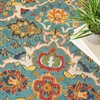 image:imageNourison Home Allur Sage Ivory 53 x 73 Area Rug  Easy Clean Non Shedding Bed Room Living Room Dining Room Kitchen 5 x 7Turquoise Ivory