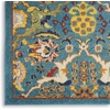 image:imageNourison Home Allur Sage Ivory 53 x 73 Area Rug  Easy Clean Non Shedding Bed Room Living Room Dining Room Kitchen 5 x 7Turquoise Ivory