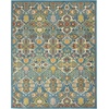 image:imageNourison Home Allur Sage Ivory 53 x 73 Area Rug  Easy Clean Non Shedding Bed Room Living Room Dining Room Kitchen 5 x 7Turquoise Ivory
