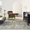 image:imageNourison Home Allur Sage Ivory 53 x 73 Area Rug  Easy Clean Non Shedding Bed Room Living Room Dining Room Kitchen 5 x 7Turquoise Ivory