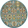 image:imageNourison Home Allur Sage Ivory 53 x 73 Area Rug  Easy Clean Non Shedding Bed Room Living Room Dining Room Kitchen 5 x 7Turquoise Ivory