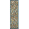 image:imageNourison Home Allur Sage Ivory 53 x 73 Area Rug  Easy Clean Non Shedding Bed Room Living Room Dining Room Kitchen 5 x 7Turquoise Ivory