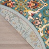 image:imageNourison Home Allur Sage Ivory 53 x 73 Area Rug  Easy Clean Non Shedding Bed Room Living Room Dining Room Kitchen 5 x 7Turquoise Ivory
