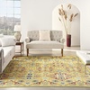 image:imageNourison Home Allur Sage Ivory 53 x 73 Area Rug  Easy Clean Non Shedding Bed Room Living Room Dining Room Kitchen 5 x 7Yellow Multicolor