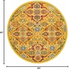 image:imageNourison Home Allur Sage Ivory 53 x 73 Area Rug  Easy Clean Non Shedding Bed Room Living Room Dining Room Kitchen 5 x 7Yellow Multicolor