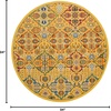 image:imageNourison Home Allur Sage Ivory 53 x 73 Area Rug  Easy Clean Non Shedding Bed Room Living Room Dining Room Kitchen 5 x 7Yellow Multicolor