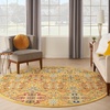 image:imageNourison Home Allur Sage Ivory 53 x 73 Area Rug  Easy Clean Non Shedding Bed Room Living Room Dining Room Kitchen 5 x 7Yellow Multicolor