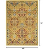 image:imageNourison Home Allur Sage Ivory 53 x 73 Area Rug  Easy Clean Non Shedding Bed Room Living Room Dining Room Kitchen 5 x 7Yellow Multicolor