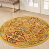 image:imageNourison Home Allur Sage Ivory 53 x 73 Area Rug  Easy Clean Non Shedding Bed Room Living Room Dining Room Kitchen 5 x 7Yellow Multicolor