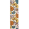 image:imageNourison Home Allur Yellow Multicolor 53 x 73 Area Rug  Easy Clean Non Shedding Bed Room Living Room Dining Room Kitchen 5 x 7Ivory Multicolor