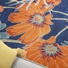 image:imageNourison Home Allur Yellow Multicolor 53 x 73 Area Rug  Easy Clean Non Shedding Bed Room Living Room Dining Room Kitchen 5 x 7Navy Multicolor